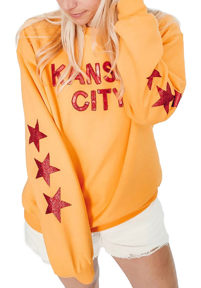 Red Kansas City Sequin Sweatshirt - localE.