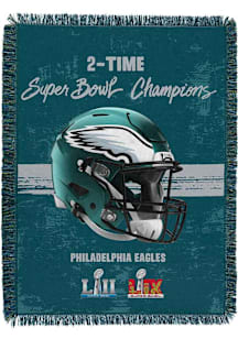 Philadelphia Eagles 2x Super Bowl Champions Powerhouse Wall Hanging Tapestry Blanket