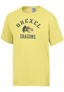 Drexel Dragons Yellow ComfortWash Arch Garment Dyed Short Sleeve T-Shirt