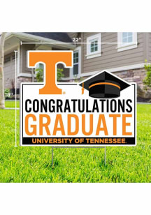 Tennessee Volunteers Congratulations Graduate Yard Sign - White