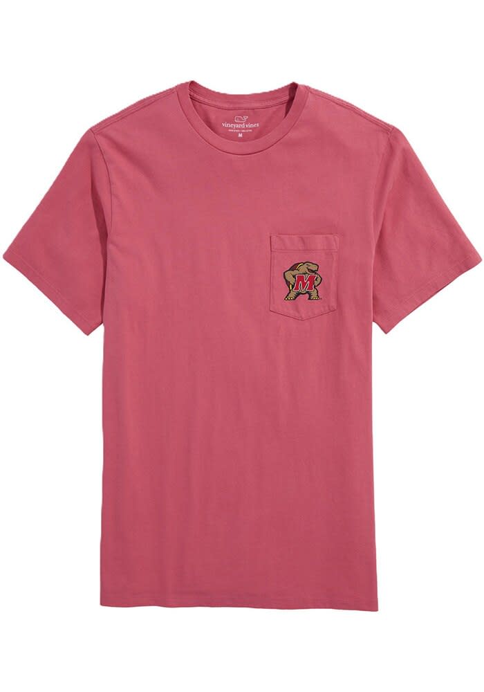 Vineyard Vines Maryland Terrapins Red Whale Short Sleeve T Shirt