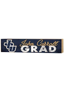 KH Sports Fan John Carroll Blue Streaks Grad graduation graphic Sign - Navy Blue