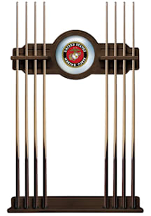Marine Corps Solid Wood Cue Rack Pool Table