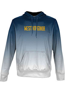 ProSphere West Virginia Mountaineers Mens Navy Blue Zoom Long Sleeve Hoodie