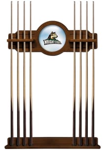 Wright State Raiders Solid Wood Cue Rack Pool Table