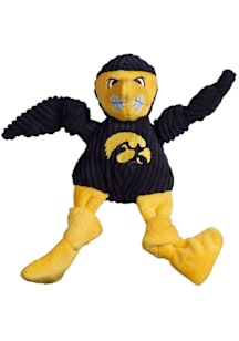 Yellow Iowa Hawkeyes Small Knottie Pet Toy