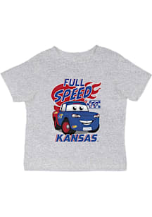 Vive La Fete Kansas Jayhawks Infant Full Speed Short Sleeve T-Shirt Grey
