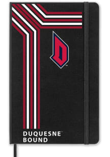 Duquesne Dukes School Bound team logo Notebook and Folder - Black