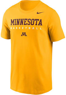 Nike Minnesota Golden Gophers Gold Legend Practice Short Sleeve T Shirt