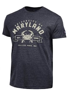 Champion Maryland Terrapins Black Arch Crab Short Sleeve Fashion T Shirt