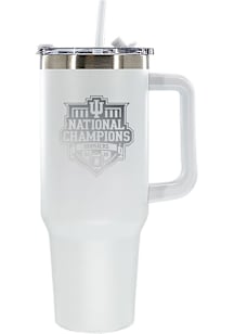 Indiana Hoosiers 2025 College Football Champions 40oz Colossal Stainless Steel Tumbler - White