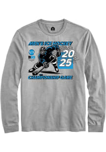 Mens Big Ten Grey Rally 2025 Mens Ice Hockey Tournament Tee