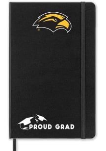 Southern Mississippi Golden Eagles Proud Grad team logo Notebook and Folder - Black