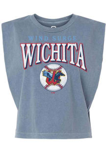 Summit Sportswear Wichita Wind Surge Womens Navy Blue Homerun Tank Top