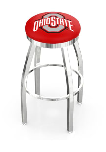 Ohio State Buckeyes Chrome Pub Stool