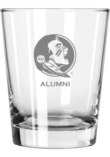Florida State Seminoles Alumni 15oz Rock Glass - White