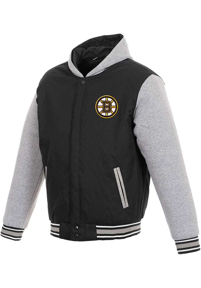 Boston Bruins Black and Gold Varsity Jacket - NHL Varsity Jacket