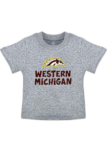 Western Michigan Broncos Boys Grey Playful Short Sleeve T-Shirt