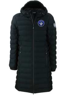Cutter and Buck Montreal Impact Womens Black Mission Ridge Repreve Long Heavy Weight Jacket