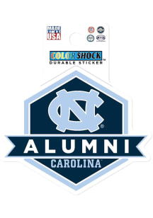 North Carolina Tar Heels 3&quot; Alumni Durable Stickers - Light Blue