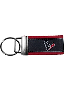 Houston Texans Woven Keychain - Navy Blue
