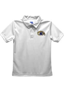 Vive La Fete Kent State Golden Flashes Youth White Team Short Sleeve Polo Shirt