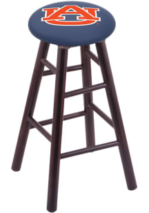Auburn Tigers Round Cushion Maple Pub Stool - Brown