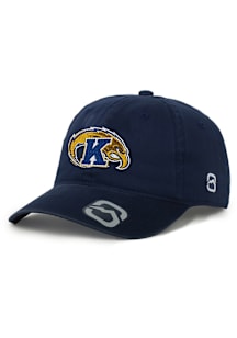 Summit Sportswear Kent State Golden Flashes The D Adjustable Hat - Navy Blue