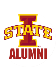 Iowa State Cyclones 3&quot; Alumni Button - Yellow