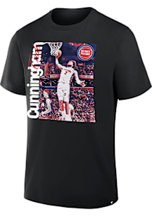 Cade Cunningham Detroit Pistons Black Start of Season Short Sleeve Fashion Player T Shirt