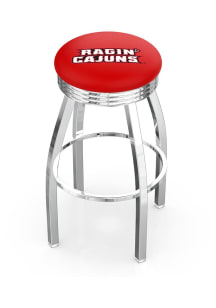 Louisiana Ragin' Cajuns 3 Ring Chrome Seat Pub Stool -