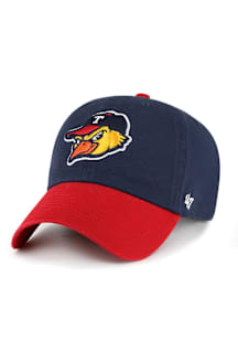 47 Toledo Mud Hens Navy Blue 2T Bird Logo Replica Clean Up Youth Adjustable Hat