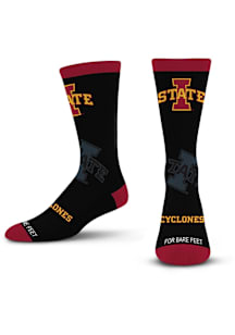 Iowa State Cyclones Shadow Mens Crew Socks