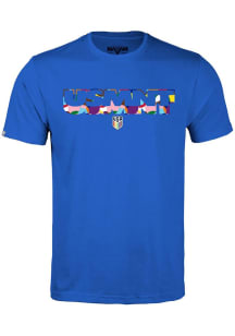 Levelwear USMNT Blue Richmond Pride 25 Short Sleeve T Shirt