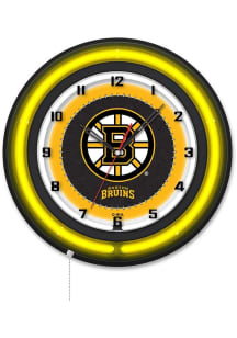 Boston Bruins 19in Neon Wall Clock