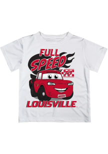 Vive La Fete Louisville Cardinals Infant Full Speed Short Sleeve T-Shirt White