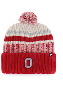 47 Ohio State Buckeyes Natural Long Range Cuff Mens Knit Hat