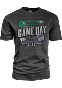 K-State Wildcats Football vs North Dakota Short Sleeve T Shirt - Charcoal