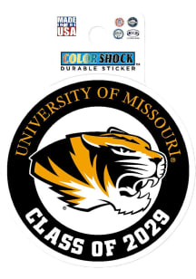 Missouri Tigers 3&quot; Class of 2029 Stickers - Black