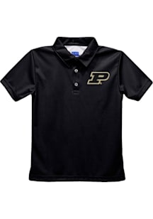 Vive La Fete Purdue Boilermakers Toddler Black Team Short Sleeve Polo Shirt