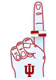 Gold Block Color Stack Indiana Hoosiers Womens Ring - Crimson