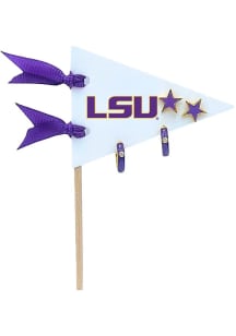 LSU Tigers Gold Star and Huggie Womens Earrings