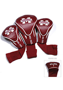 Mississippi State Bulldogs 3 Pack Contour Golf Headcover