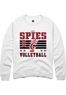 Andi Spies Cincinnati Bearcats Mens White NIL Striped Player Crew