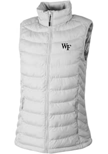 Columbia Wake Forest Demon Deacons Womens White Powder Lite Vest