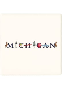 Michigan Original Tina Labadini Designs Art Coaster