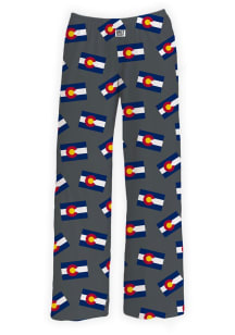 Colorado Mens Grey State Flag Sleep Pants