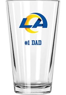 Los Angeles Rams Dad 16oz Pint Glass - White
