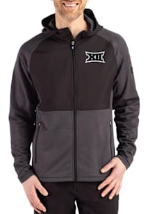Cutter and Buck Big 12 Mens Black Peshastin Long Sleeve Full Zip Jacket