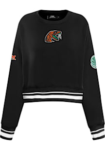 Pro Standard Florida A&M Rattlers Womens Black Classic Crew Sweatshirt